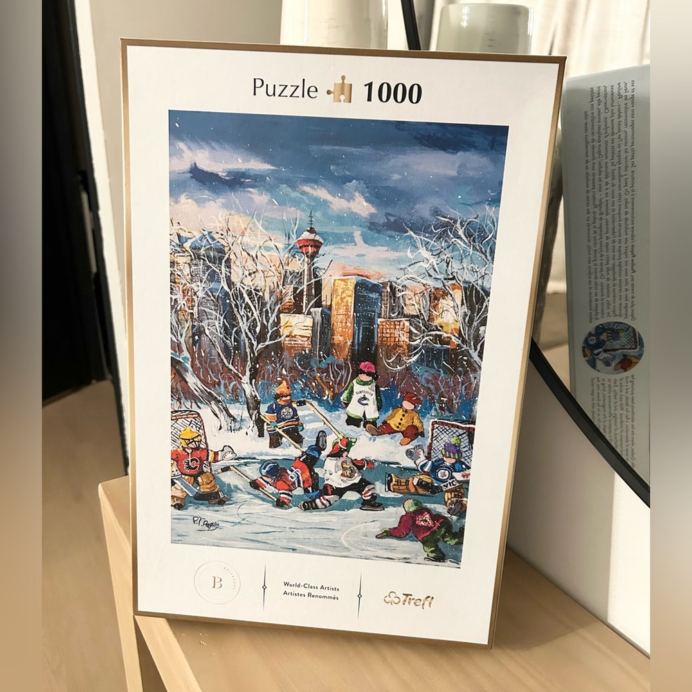 Calgary 1000-Piece Jigsaw Puzzle Pauline Paquin Trefl/Pierre Belvédère
